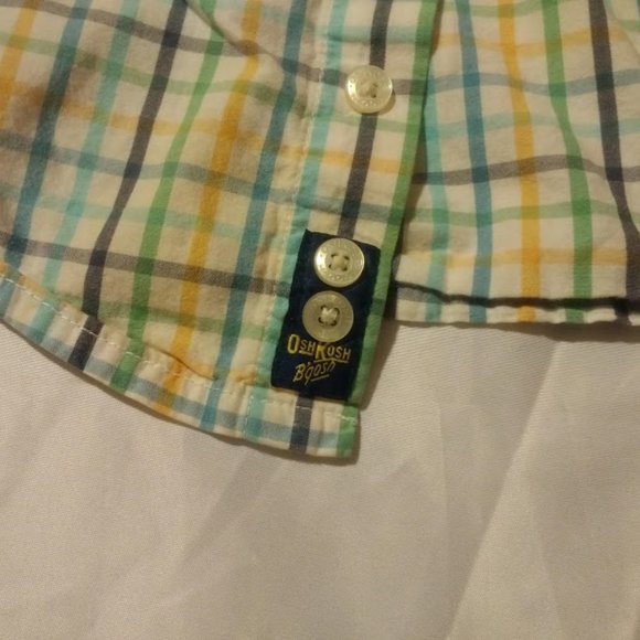 Osh Kosh Boys 4T Colorful Button-Down - Picture 3 of 4